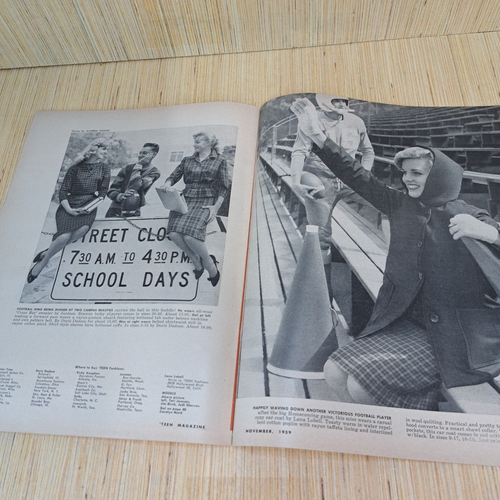 VTG Teen Magazine November 1959 Vol 3 #11 The Real Scoop Abut Bandstand No Label - Picture 10 of 11