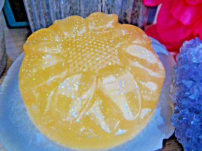 New Natural Handmade Orange Satsuma The Body Shop Type Glycerin Flower Bar Soap
