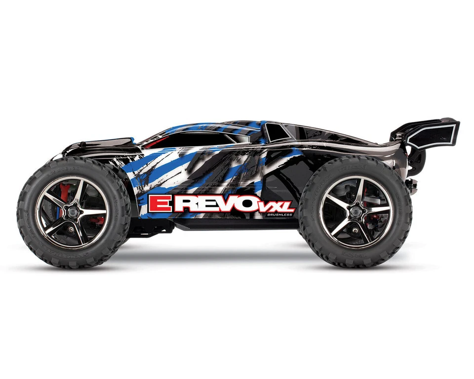 Traxxas E-Revo 1:16 blauX VXL RTR Brushless mit Akku und USB-C Ladegerät  ... - Bild 4 von 4