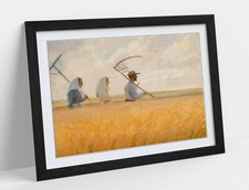 ANNA ANCHER, HARVEST TIME -ART FRAMED POSTER PICTURE PRINT ARTWORK