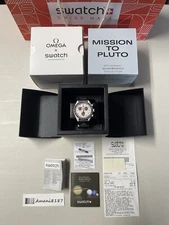 OMEGA x Swatch Mission To Pluto Moonswatch Speedmaster Authentic With Receipt
