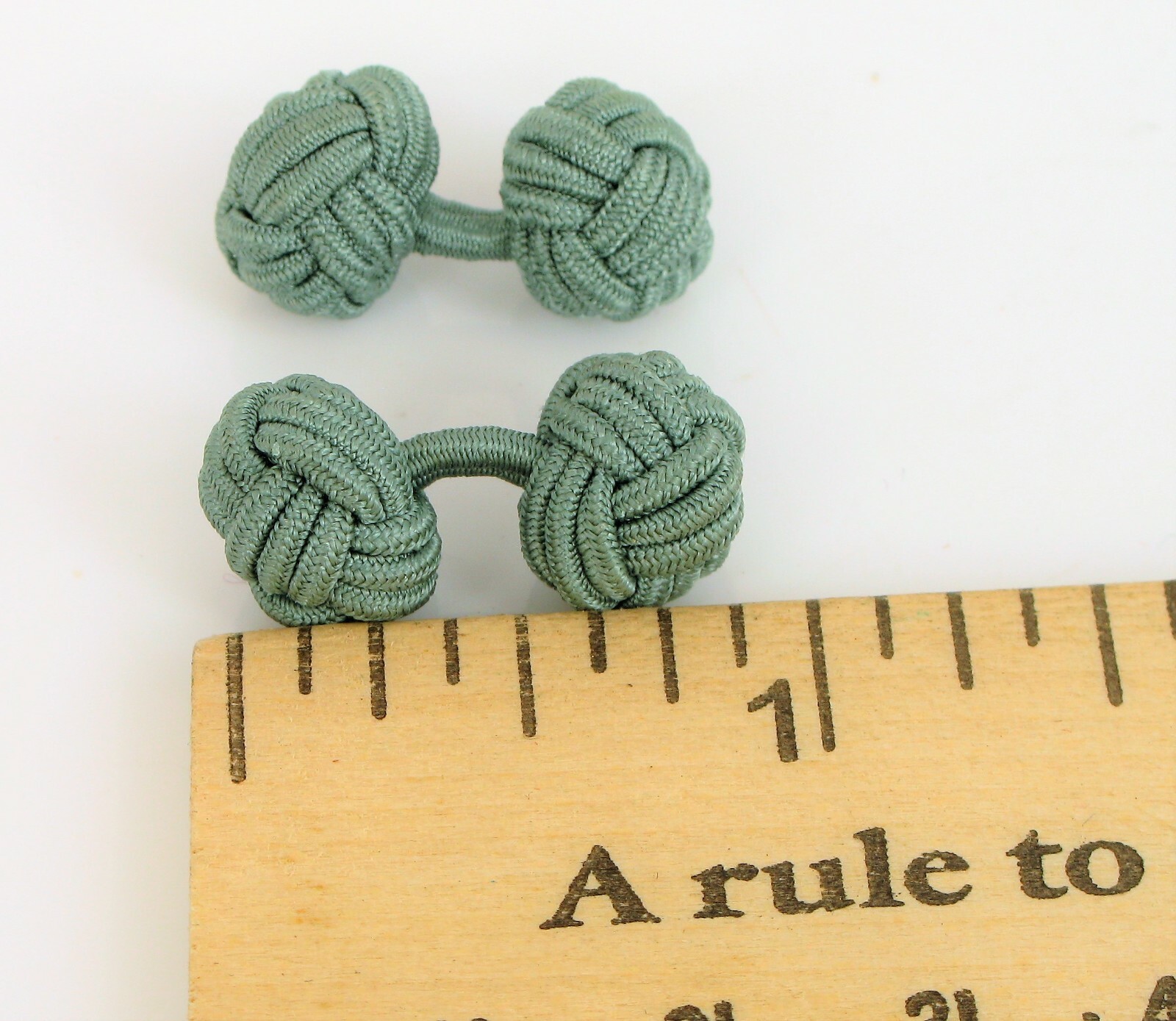 VINTAGE NAUTICAL ROPE TIED KNOT MONKEY'S FIST MEN'S C… Gem
