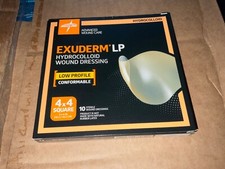 Medline MSC5100 Exuderm LP Hydrocolloid Wound Dressing Sterile  Dressing 4”x4”
