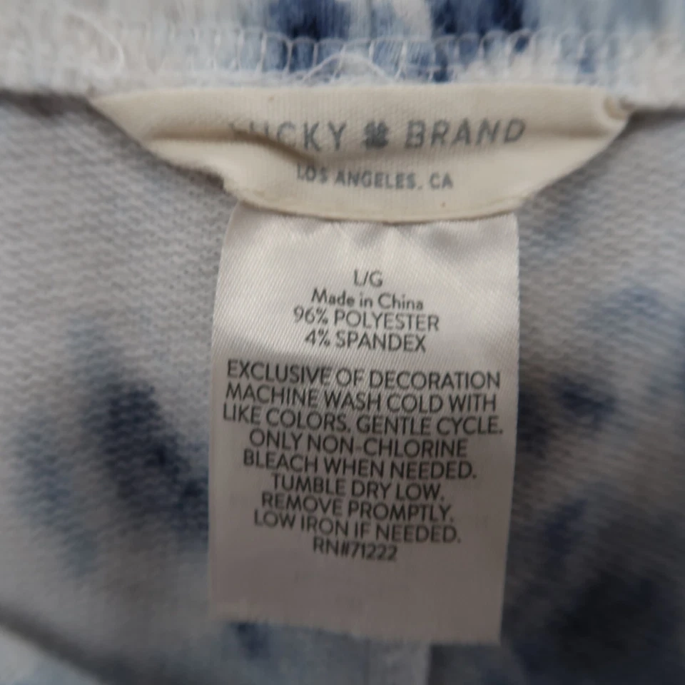 Шорты женские Lucky Brand большие галстук краситель карманы мягкие эластичные - Изображение 3 из 4