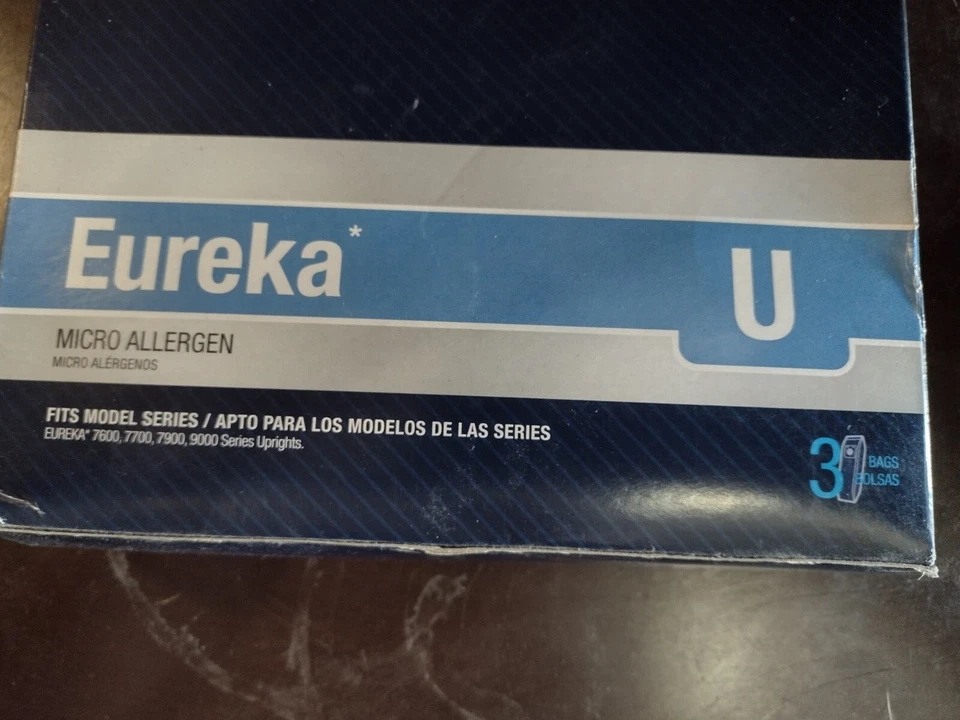 VACUUM BAGS Filtrete 3M Eureka U micro allergen fits 7600,7700,7900,9000 upright - Image 2 of 4