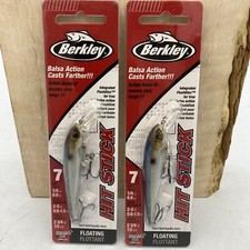 Berkley Hit Stick Jerkbait Size 7 BLUE SMELT Trolling Walleye Bass Lure