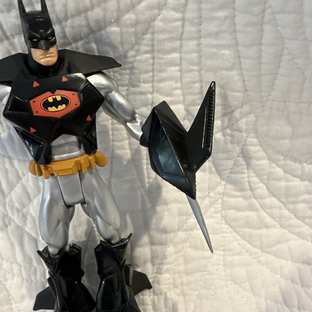 Mattel Deluxe Stealth Armor Batman 2003 7 Inch With Rocket Boots