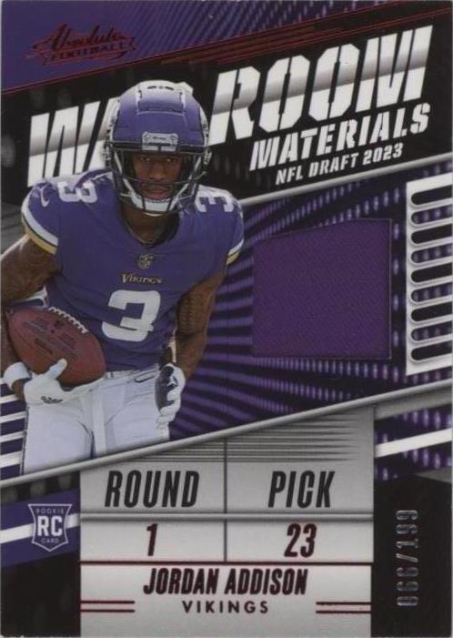 2023 Panini Absolute Jordan Addison #WR-JA - 1 of 2
