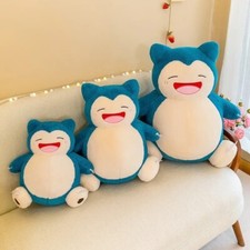 35cm/45cm Snorlax Plush Toy - Rare Pocket Monster Stuffed Doll Soft Anime Gift