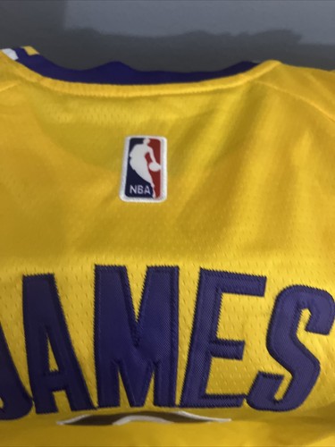 Los Angeles Lakers 2018 Lebron James #23 Nike Gold Size 54 - Picture 9 of 9