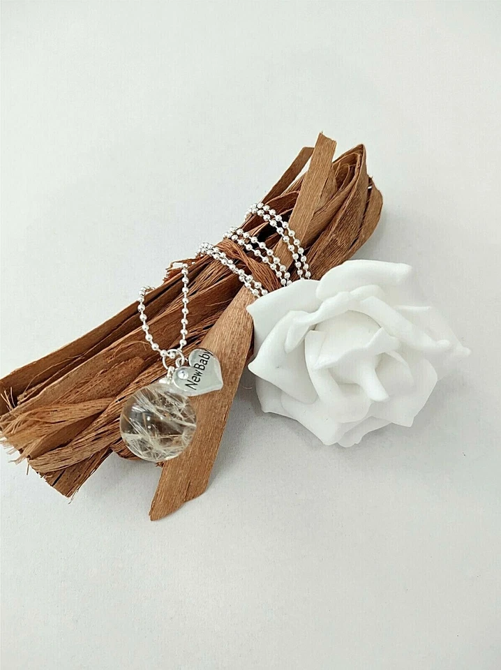 Collana chiama angeli donna collana mamma bigiotteria donna fatta a mano fiori - Immagine 3 di 4