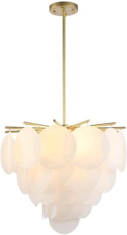Ecru Messing Glamour Moderne HäNgelampe Pendelleuchte 5X40W/E14 IP20-image