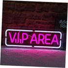 Vip Area Neon Sign, Usb Powered Vip Led Light Signs for Room Decor, Dimmable