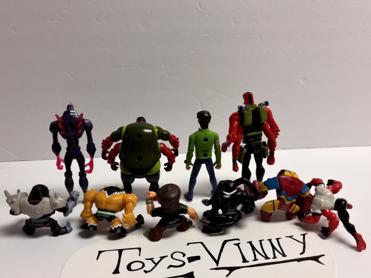 Ben 10 Figure Lot Cartoon Network Alien Force Manny Gorvan