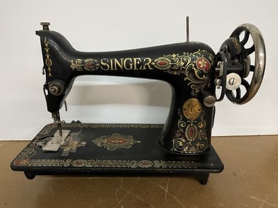Vintage Antique Singer Sewing Machine 1910 Model 16 G0077326 UNTESTED