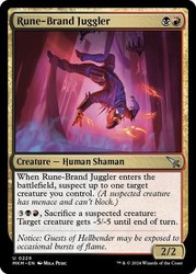 Rune-Brand Juggler #229 Murders at Karlov Manor Foil Uncommon