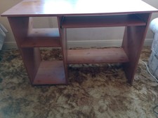 Home Office Desk Computer Study Writing Table with Shelves