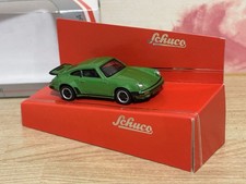 1/64 Porsche 911 Turbo 930 Green Diecast Car Schuco PORSCHE TURBO Green