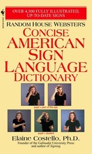 Random House Webster's Concise American Sign Language Dictionary - mass mark...