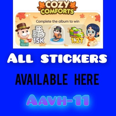 ALLE 4 STERNE 5 STERNE 6 STERNE STICKER VERFÜGBAR :-MONO_POLY_GO (SUMMER ESCAPE ALBUM)