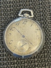 1926 Elgin Pocket Watch Model 3 Grade 303 7j Size 12s Ornate Case Runs