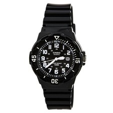 Casio LRW200H-1B Women's Black Dial Black Resin Strap Sports Watch