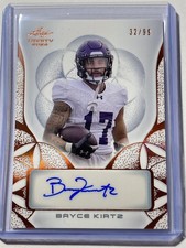 BRYCE KIRTZ wildcats 2024 Leaf Trinity BRONZE AUTO 32/99 (U1)