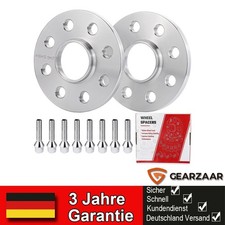 Passaruota adatto per VW Golf 2x 10mm 4x100 +10x bulloni ruota Silver
