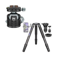 Professional Carbon Fiber Tripod Camera 52mm Heavy Duty Ball Head