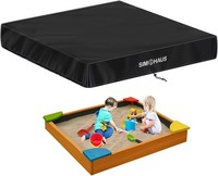 Sandkastenabdeckung Wasserdicht Quadratisch 90X90X20Cm Mit Gummizug Anti-Uv 420D