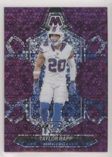 2024 Panini Mosaic No Huddle Purple Mosaic Prizm 48/50 Taylor Rapp #28 0rd2