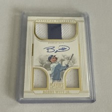 2025 National Treasures Bobby Witt Jr. Player Collection 3 Patch Jersey Auto /99
