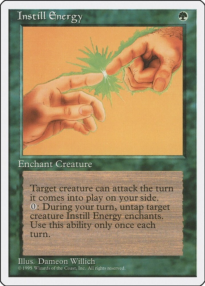 Instill Energy - 252 - Fourth Edition - MTG