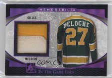 2017 Leaf ITG Used Memorabilia Purple Prime /6 Gilles Meloche #GUP-21 2po