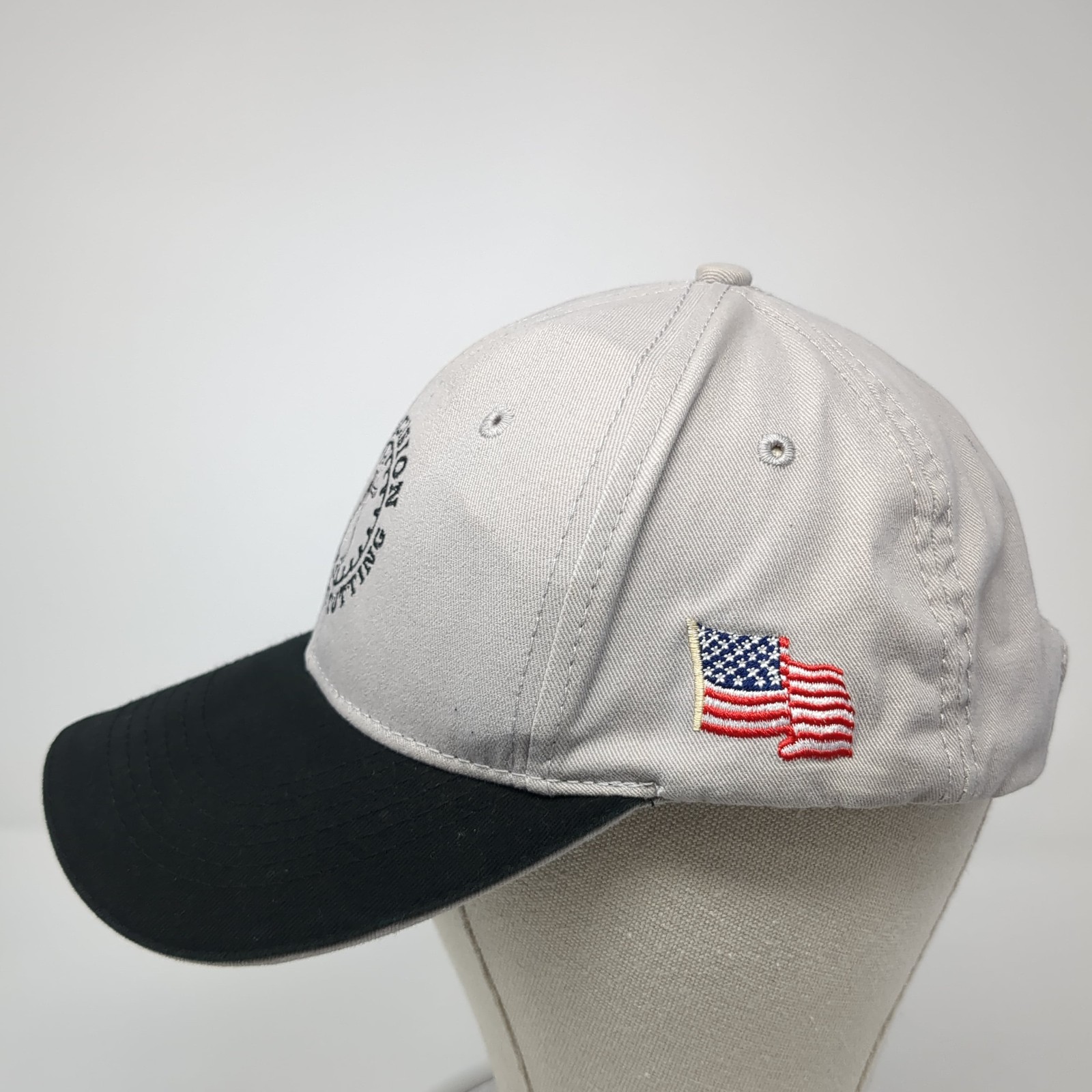 Precision Concrete Cutting Strapback Hat Gray One… - image 3