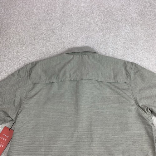 Camisa Mountain Hardwear Para Hombre L Beige Abotonada Manga Corta Senderismo - Imagen 6 de 12