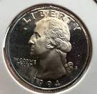 1994-S  WASHINGTON SILVER  25 CENTS  PROOF BRILLIANT UNCIRCULATED COIN