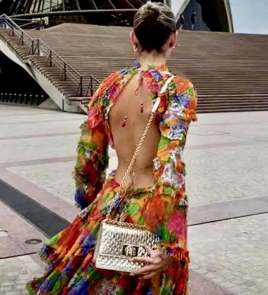 Abito in seta con volant Zimmermann Riders 1/S/M/36/38