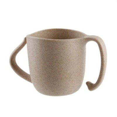 Kinder Weizenfaser Anti-Verbrühungs Milchbecher, 220 ml, 7,5 x 7 cm