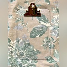 Vintage 80s Clipboard Clear Lucite Small 6  x...
