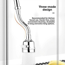 Kitchen Faucet Swivel Extension 7.5/16 cm Stainless Steel Rotating Spray Head