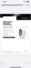 Prevost Snow Socks 