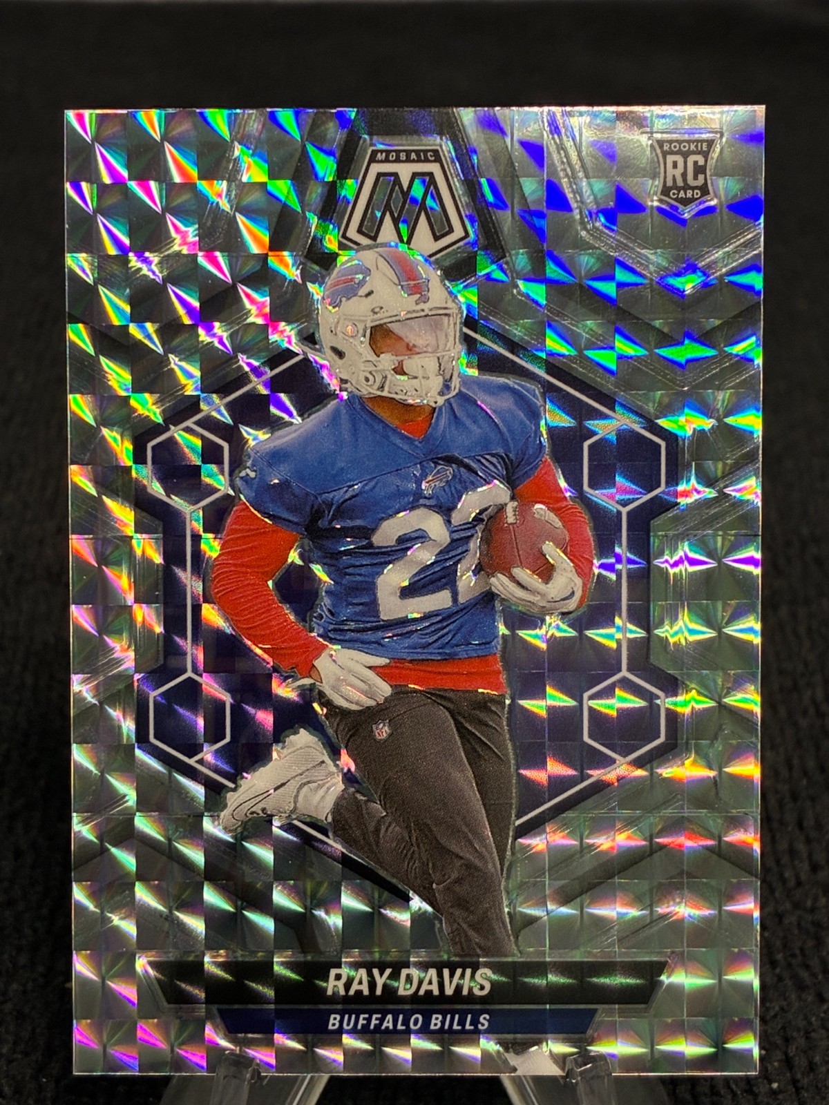 🏈 2024 Panini Mosaic - Rookies Ray Davis #387 Silver Prizm Rookie RC ✨🔥
