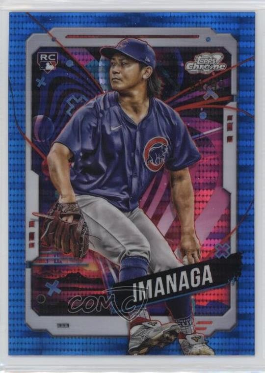 2024 Topps Cosmic Chrome Blue Moon Refractor /99 Shota Imanaga #199 Rookie RC