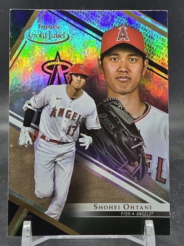 Shohei Ohtani 2021 Topps Gold Label Black Class 1 Los Angeles Angels