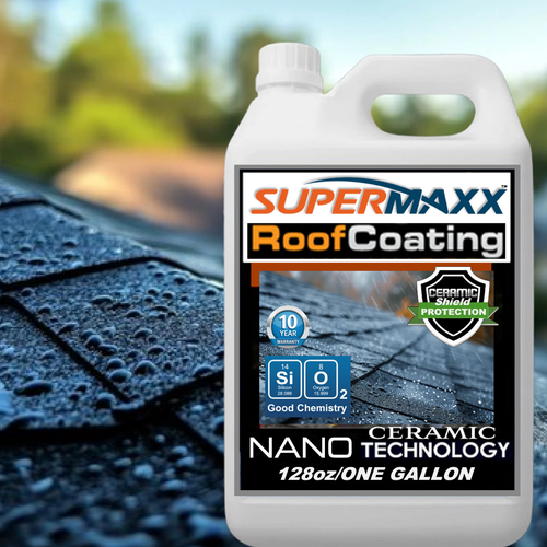 NANO ROOF COATING ADVANCED ASPHALT SHINGLE CERAMIC 10 YEAR STAIN UV PROTECTION - Picture 6 of 10