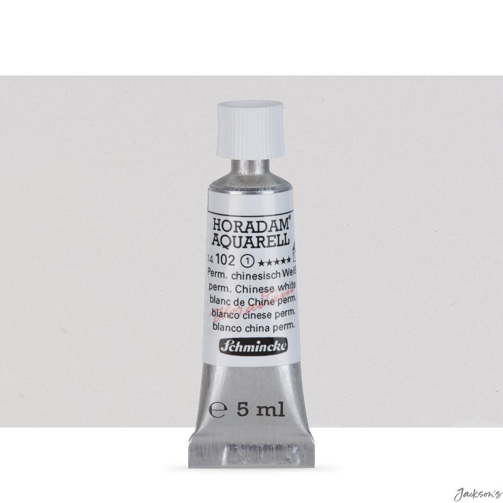 Schmincke Horadam Watercolour Paint Zinc Oxide 5ml Permanent Chinese White Mi...