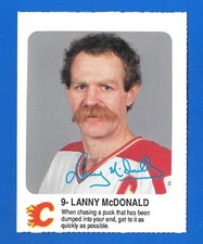 1987-88 CALGARY FLAMES RED ROOSTER NHL HOCKEY CARD SEE LIST