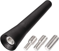 Car Radio Short Rubber Antenna Mast ONLY for Roof-Mounted 2.5 inch Vehicle F