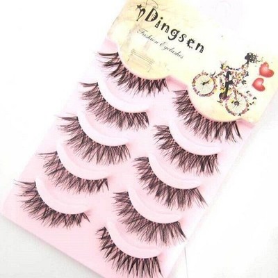 A20 50pairs (10box )Messy Cross Popular False Eyelashes Beauty Eye Lashes